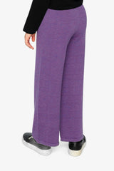 Knitted Wide Leg Pants Violet
