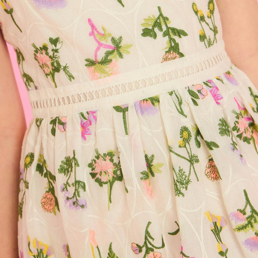 Emely Embroidered Mini Dress