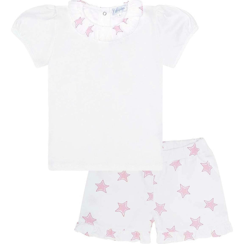 Pink Stars Short Set