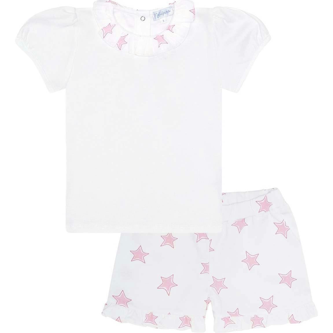 Pink Stars Short Set