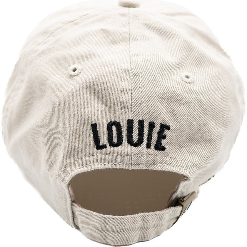 Custom Embroidered Dog Outline Hat, Black