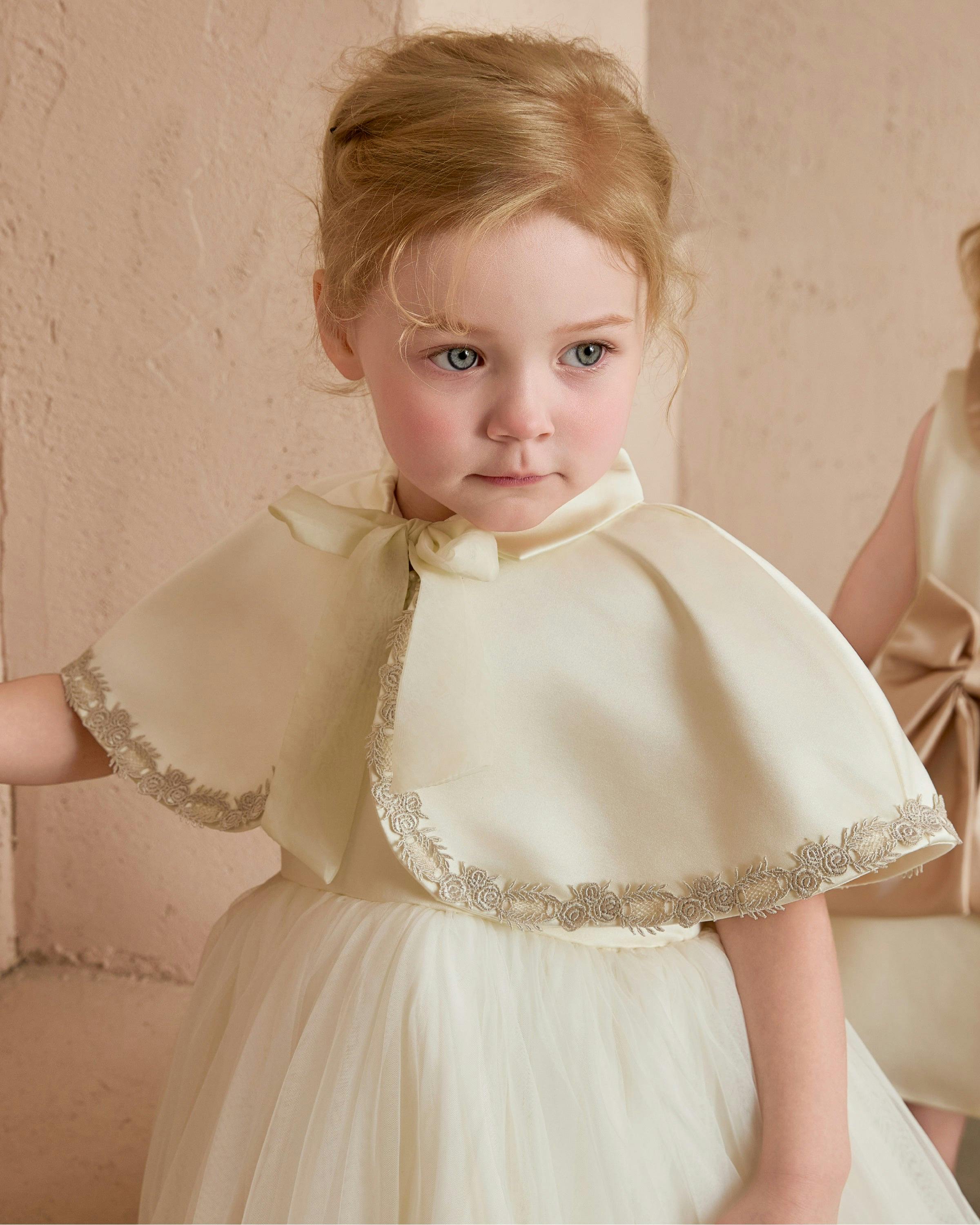 Cream Mirelda Blossom Gown