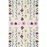 Kids Flora Rug, Pink