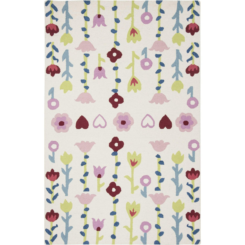 Kids Flora Rug, Pink