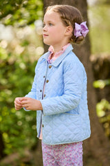 Classic Quilted Jacket - Light Blue