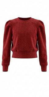 Peyton Top Red Velour
