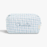 Toiletry Pouch Picnic Gingham Blue