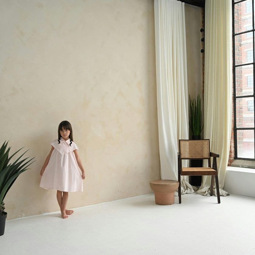 Lara dress (blush pink)