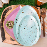 Speckled Robin Egg Dessert Plates