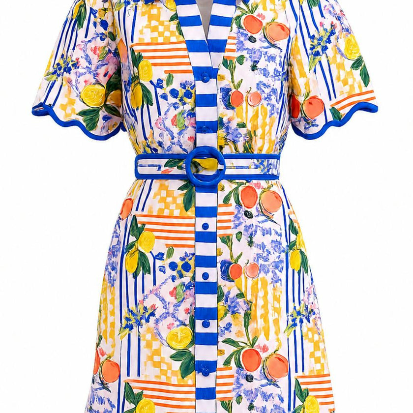 Poppy Fruit Punch Mini Dress