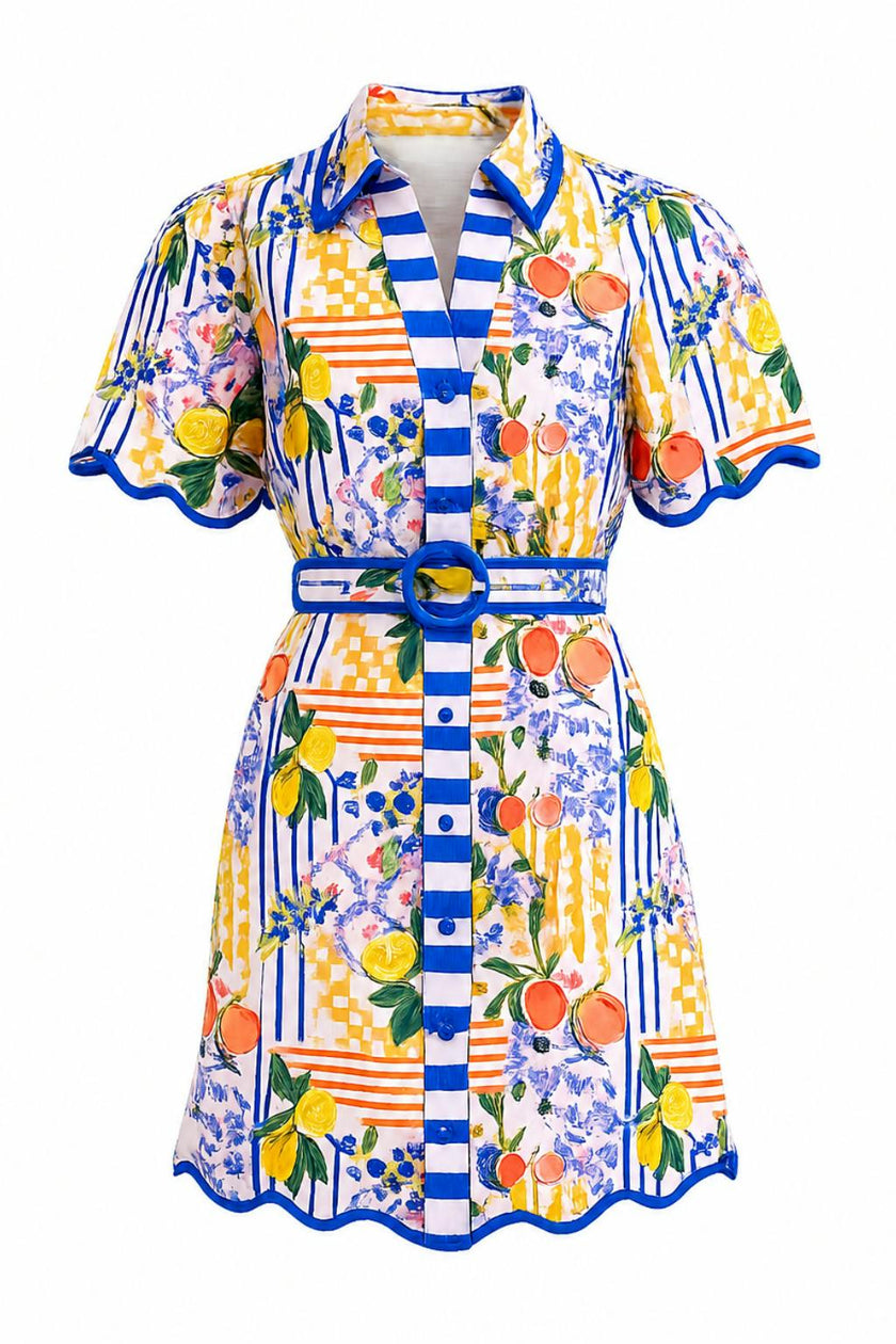 Poppy Fruit Punch Mini Dress