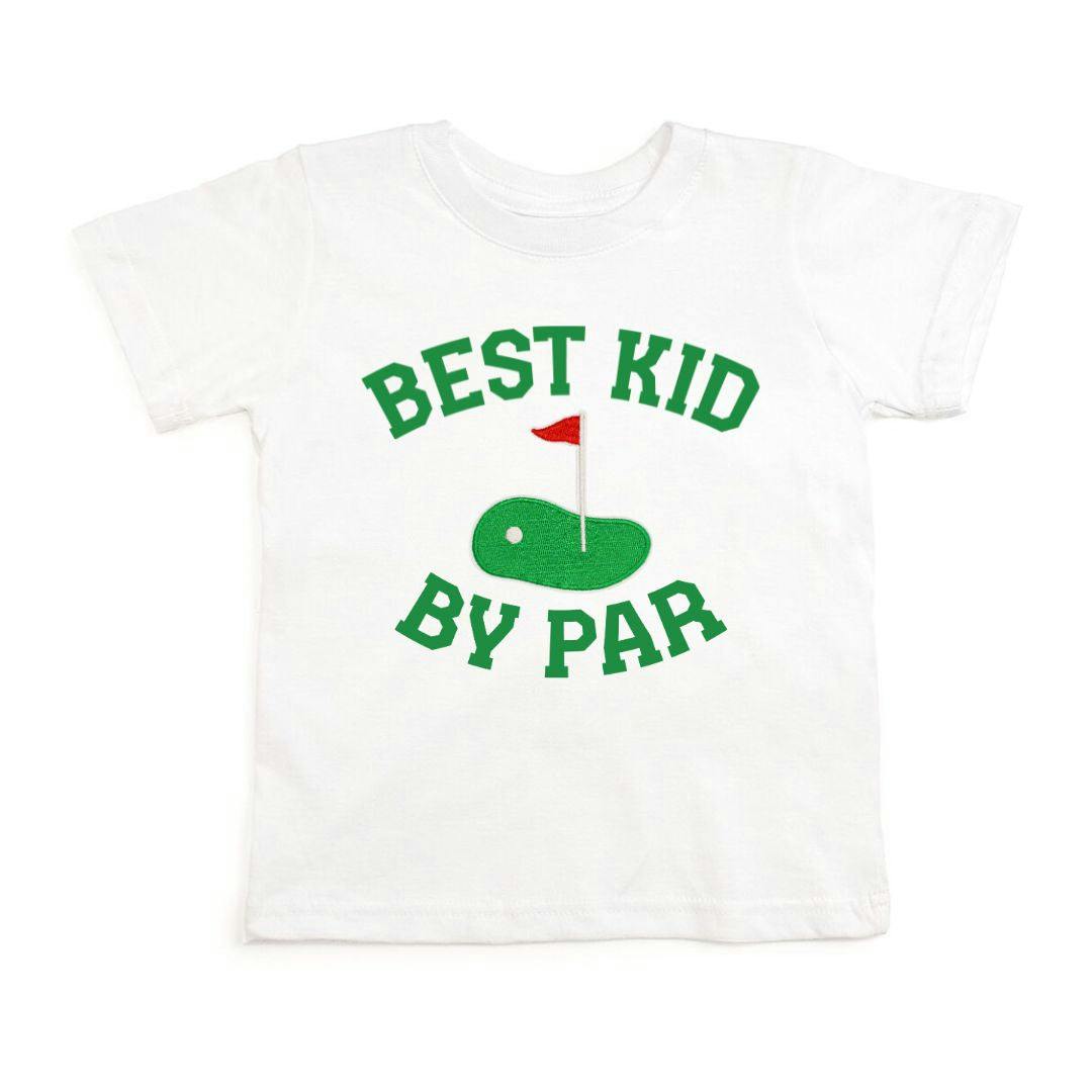 Best Kid By Par Patch Short Sleeve T-Shirt - White
