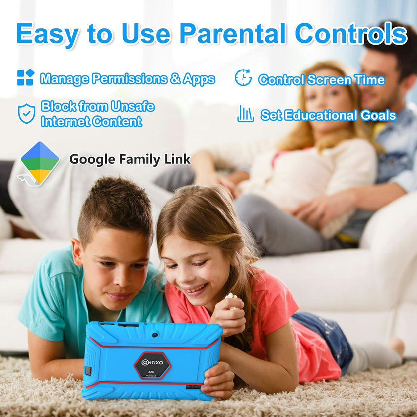Contixo V8 32GB 7"" Kids Contixo Academy Tablet