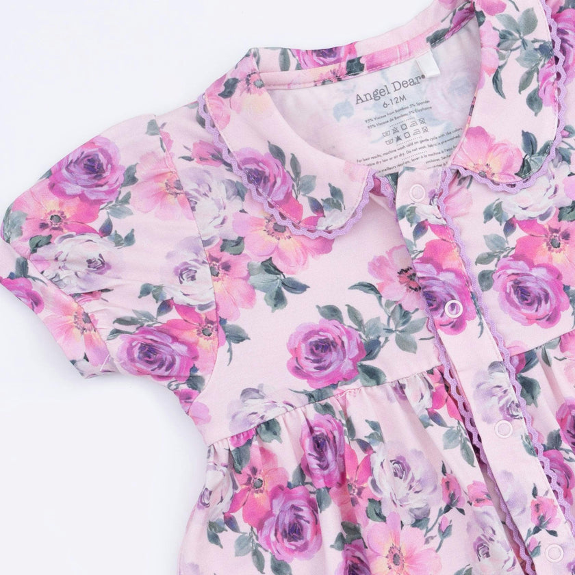 Rose Abundance - Betty Dress Puff Sleeve with Bloomer