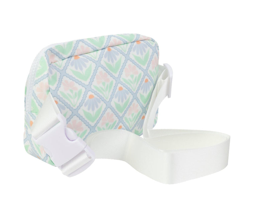 The Crossover Belt Bag in Pastel Floral