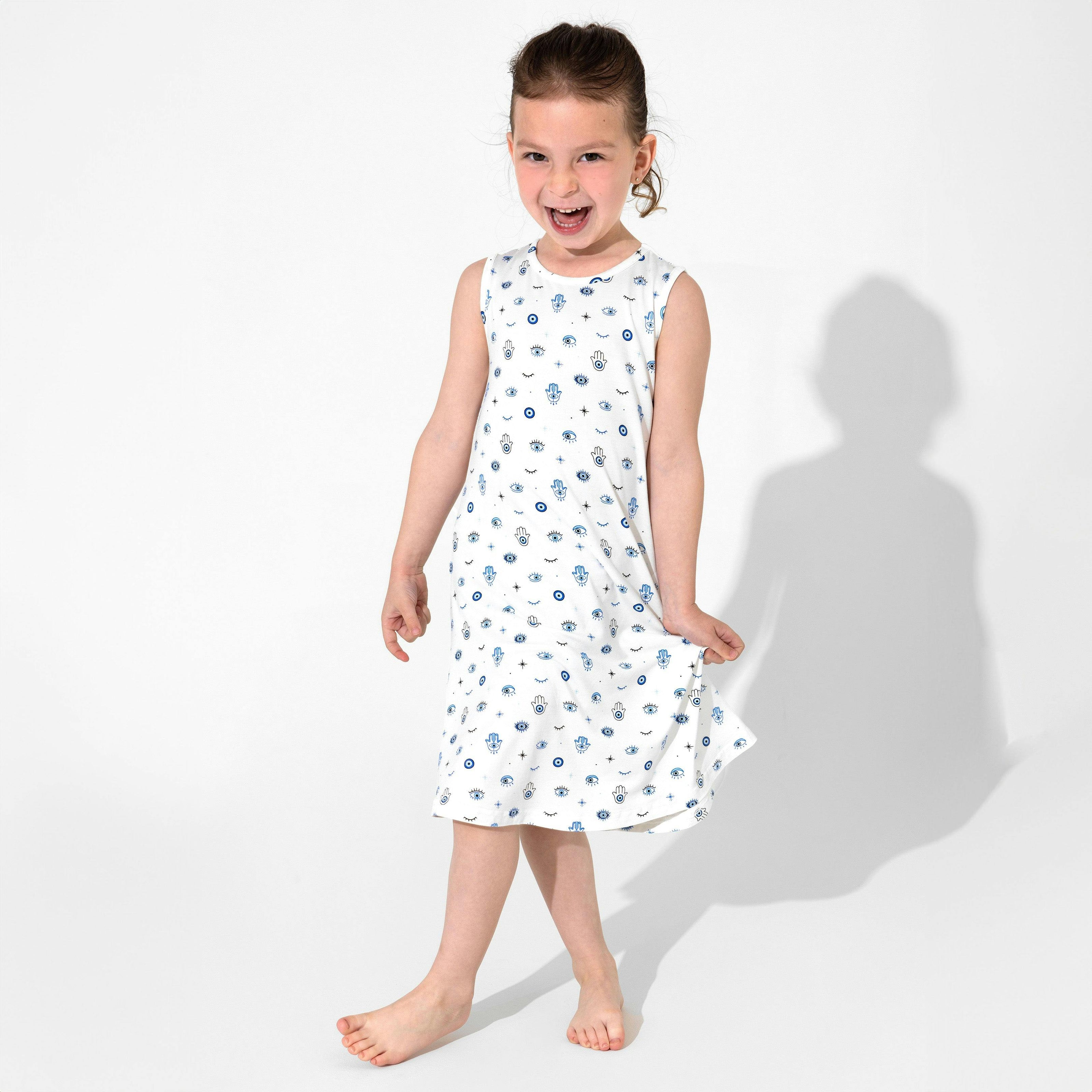 The Eye Bamboo Girls' Sleeveless Dress