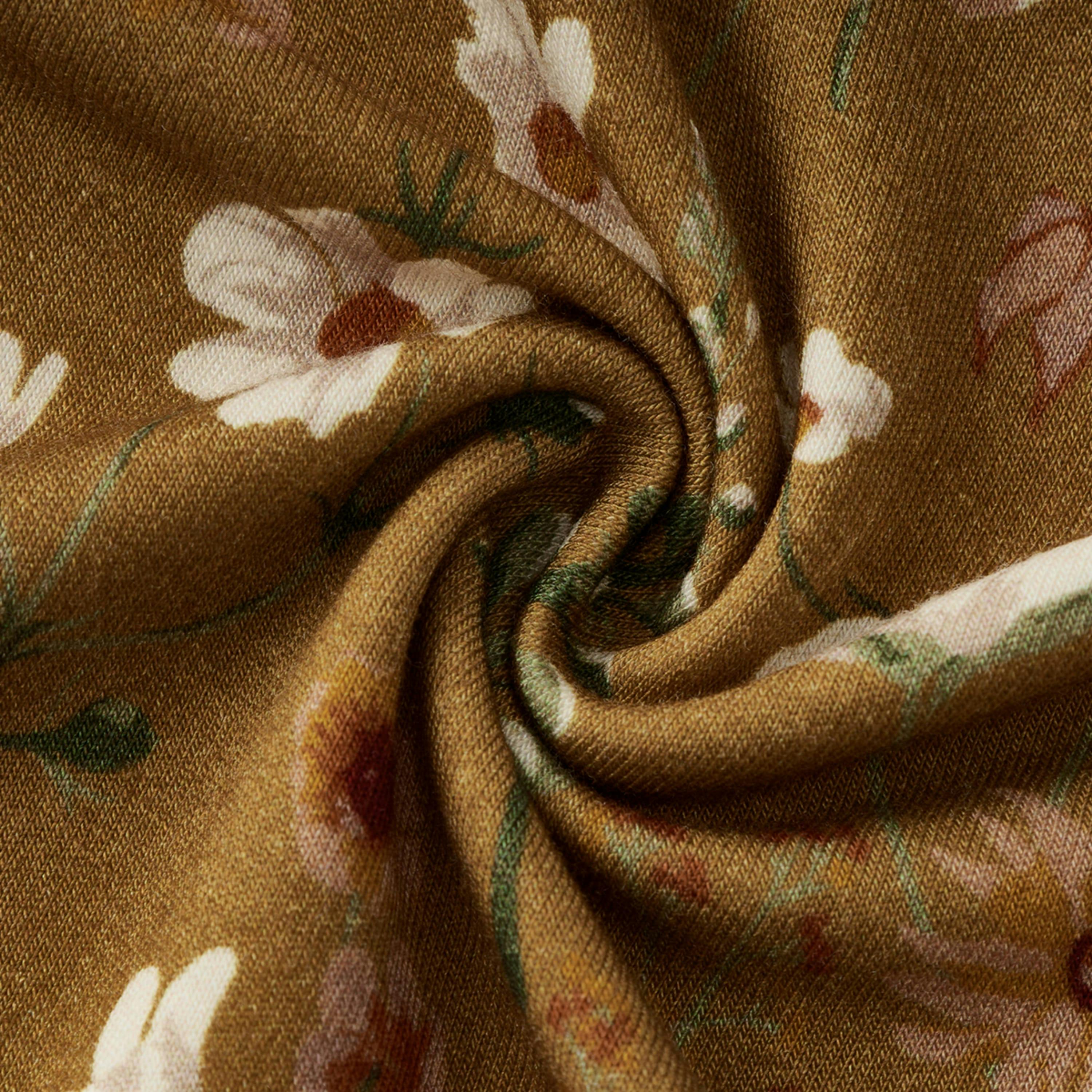 Wildflower Luxe Stretch Zipper Pajama
