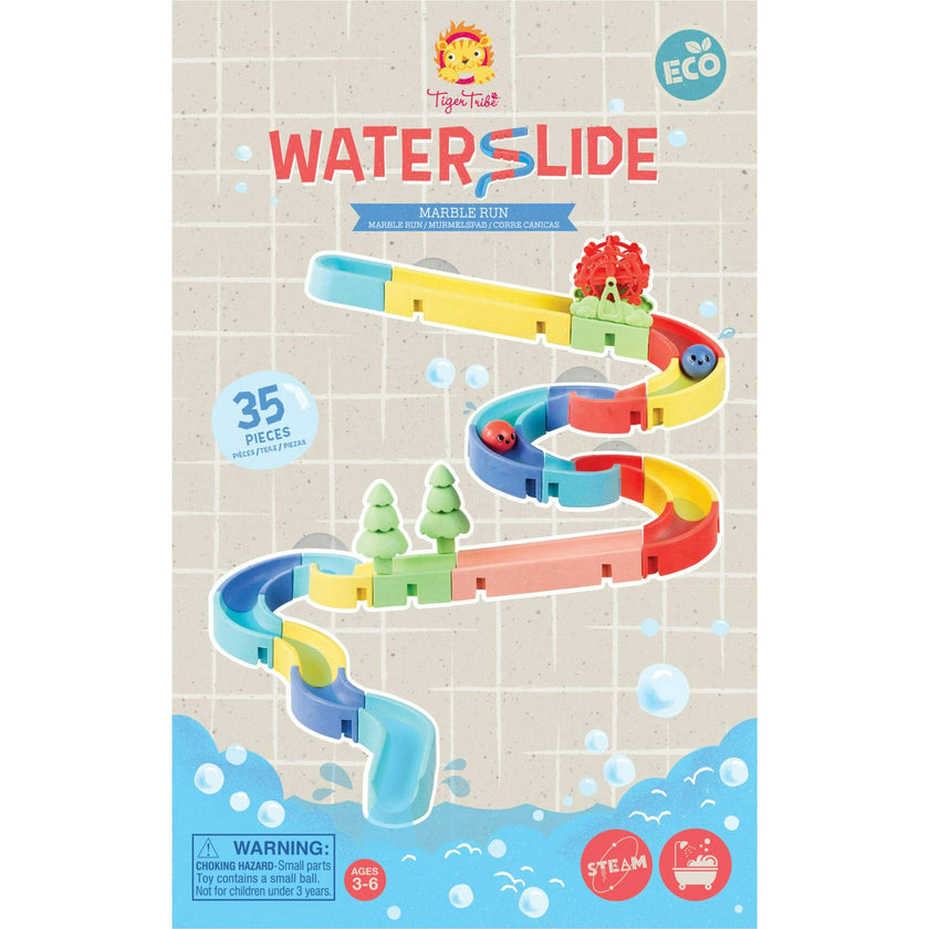 Tribe: Waterslide: Marble Run - ECO Bath Time Toy