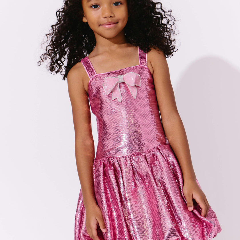 Rose Bow Bubble Dress