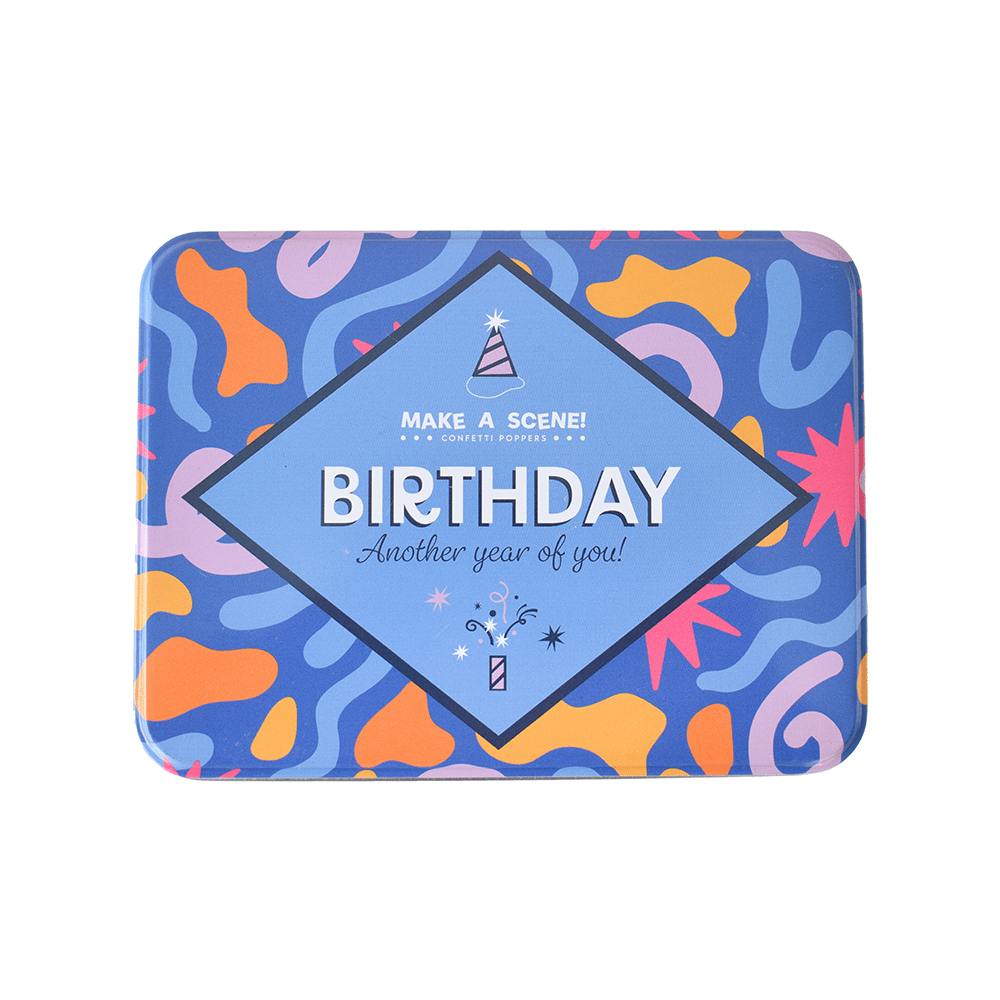 Happy Birthday Confetti Popper Set