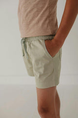 Boy's Twill Beach Shorts Desert Sage