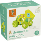 Orange Tree Toys: Pull Along: Chameleon - Wooden Toy