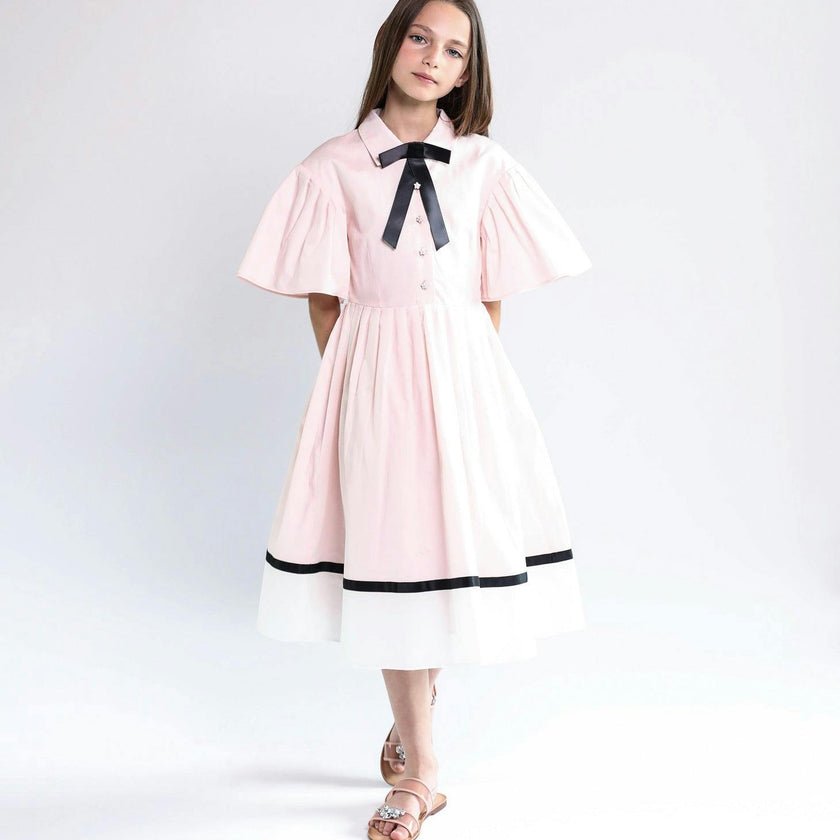Lea dress (blue checkered)