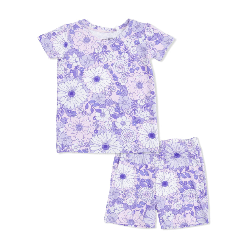 Lacy Lavender Floral - Loungewear Short Set