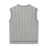 Organic Cable Sweater Vest