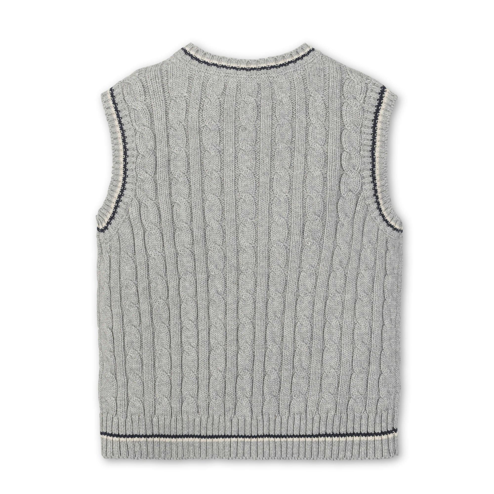 Organic Cable Sweater Vest