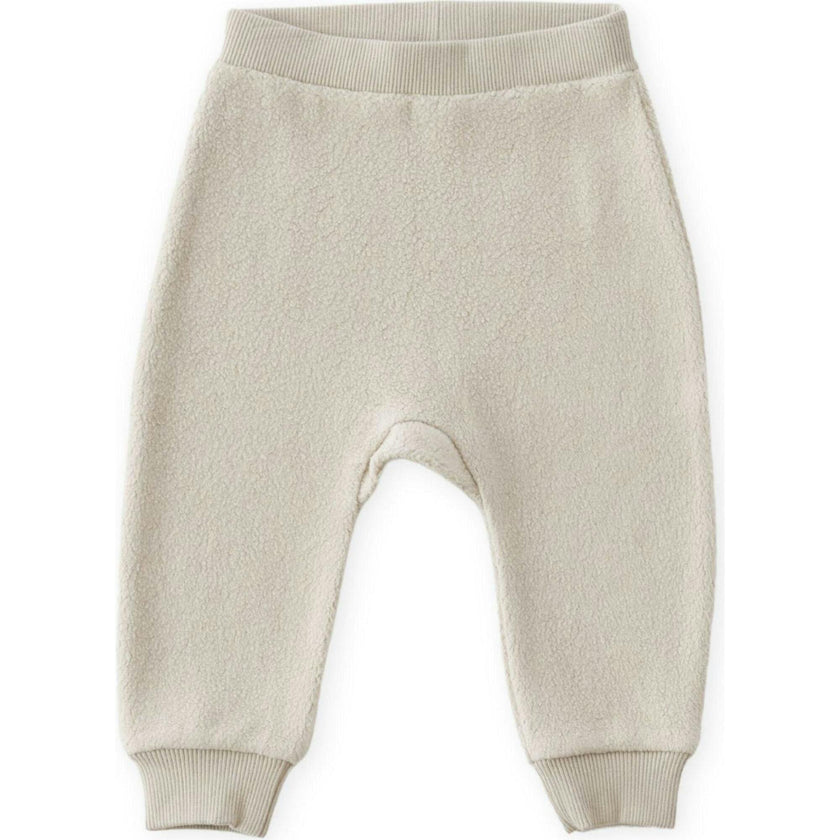 Teddy Fleece Harem Pant, Natural