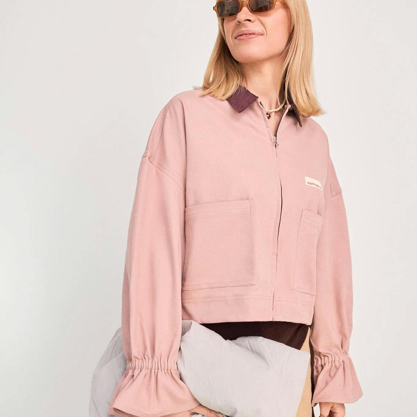 women's denim jacket - dawn rose