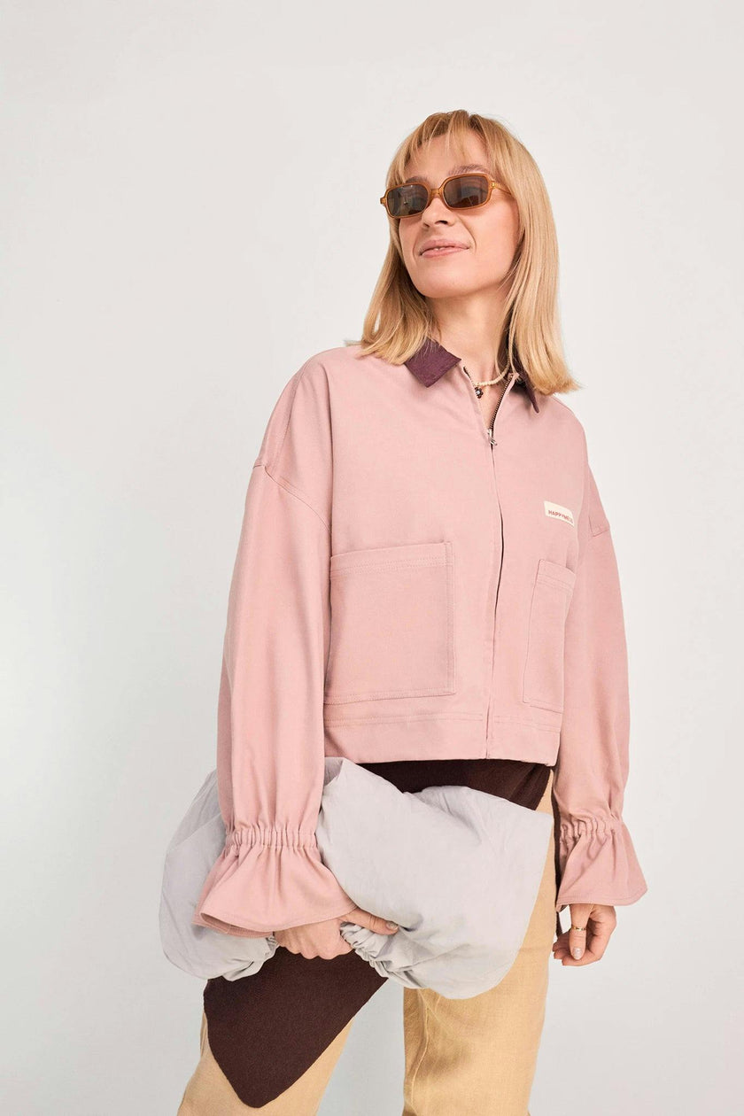 women's denim jacket - dawn rose