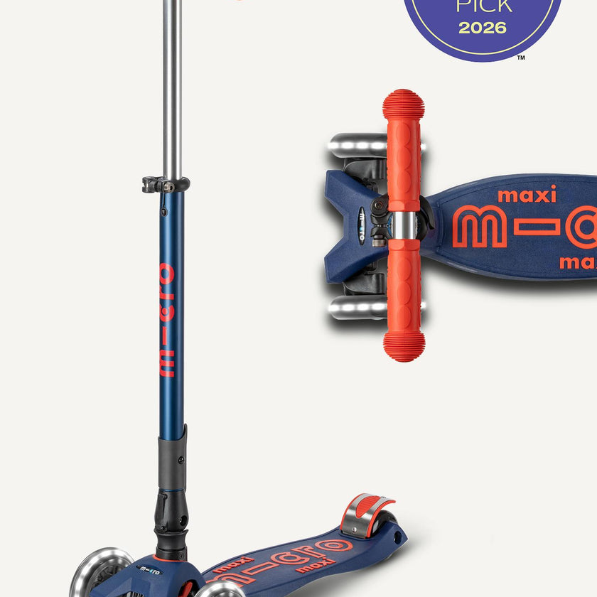 Micro Maxi Foldable LED Scooter
