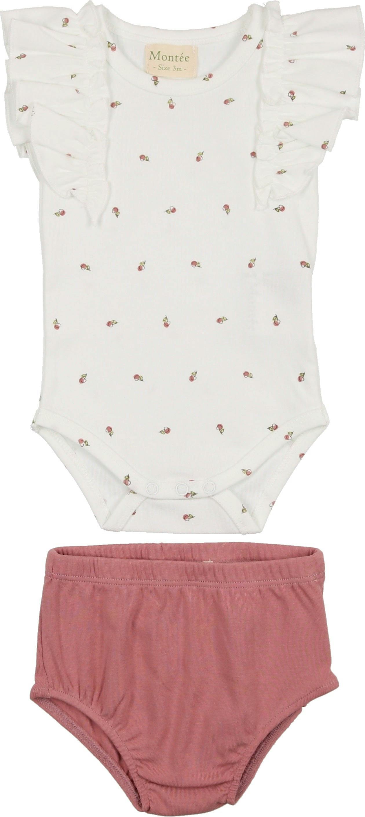 Ruffle Onesie & Bloomers Set