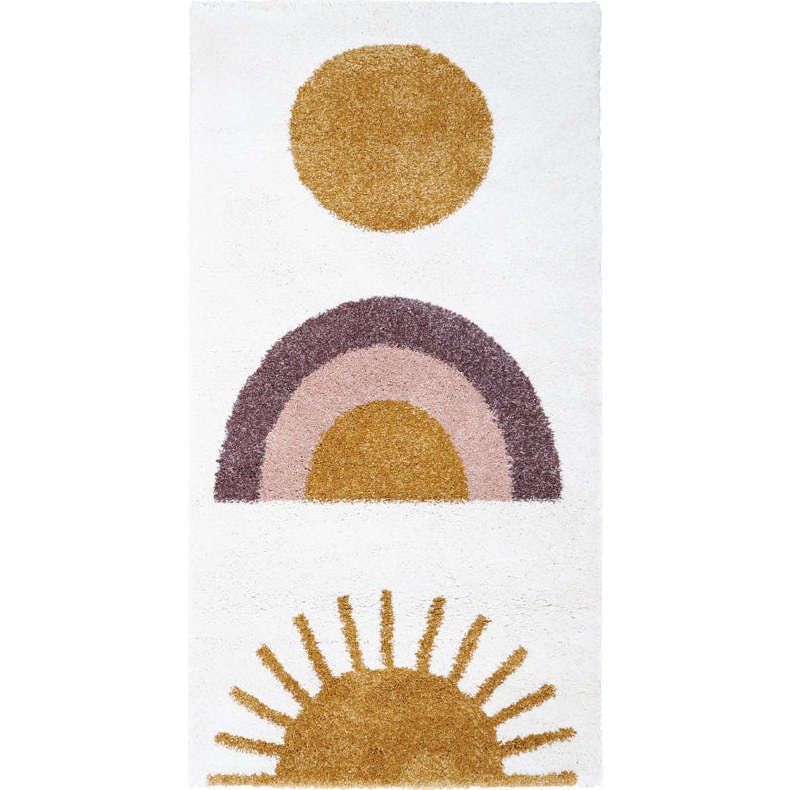 Sunshine Graphic Print Rectangular Rug