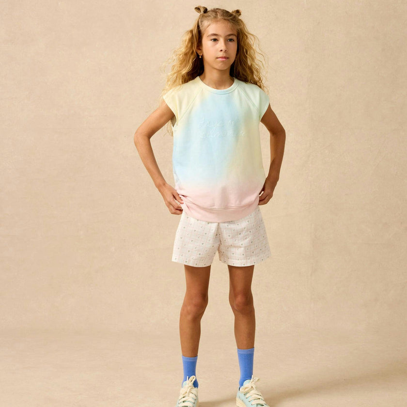 Organic Brooklyn Tank in Rainbow Sherbet