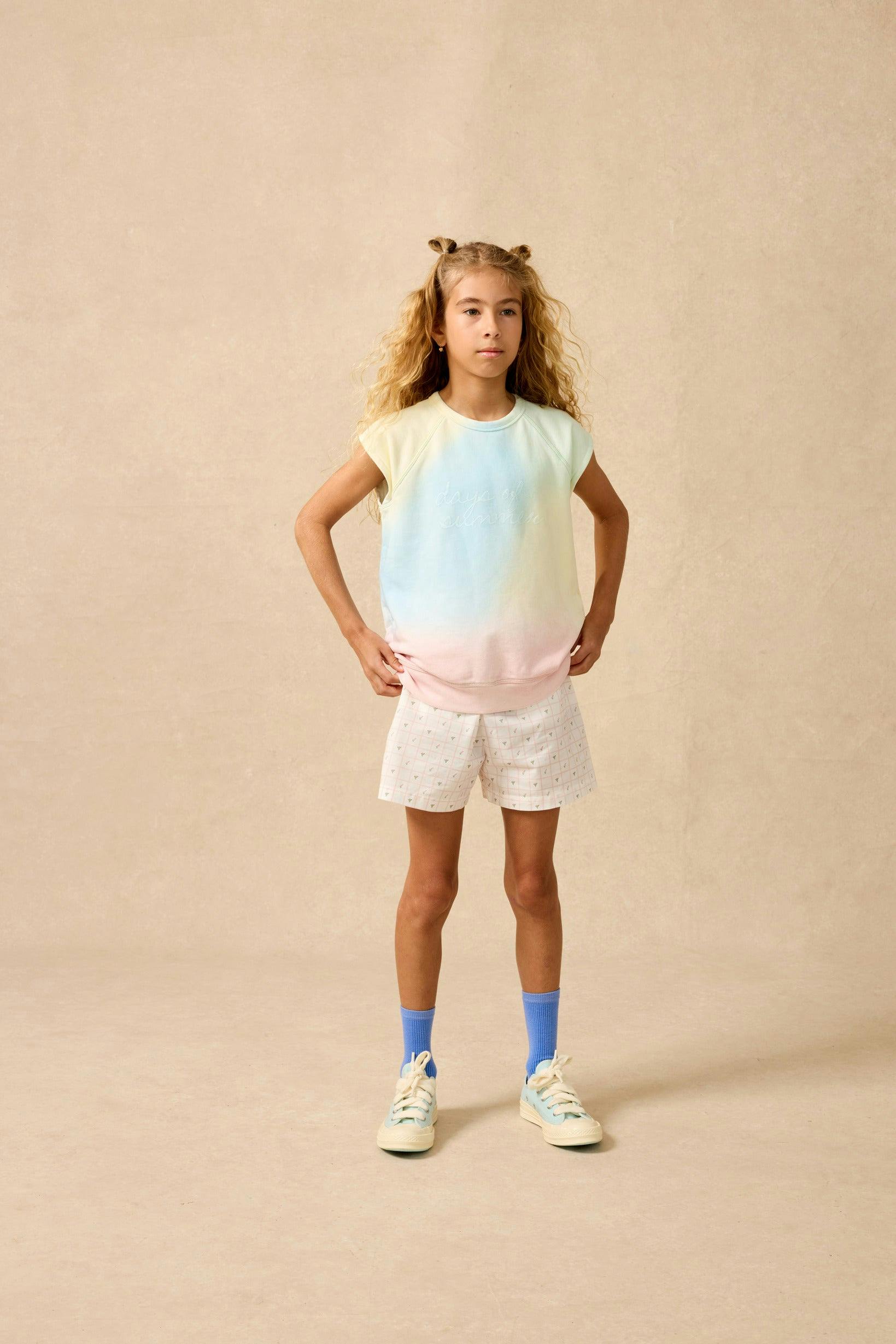 Organic Brooklyn Tank in Rainbow Sherbet