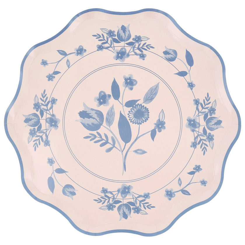 Vintage Botanical Dinner Plates
