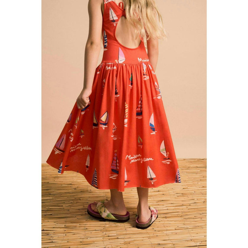 BARCOS DRESS RED