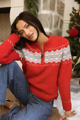 Kent Sweater in Red