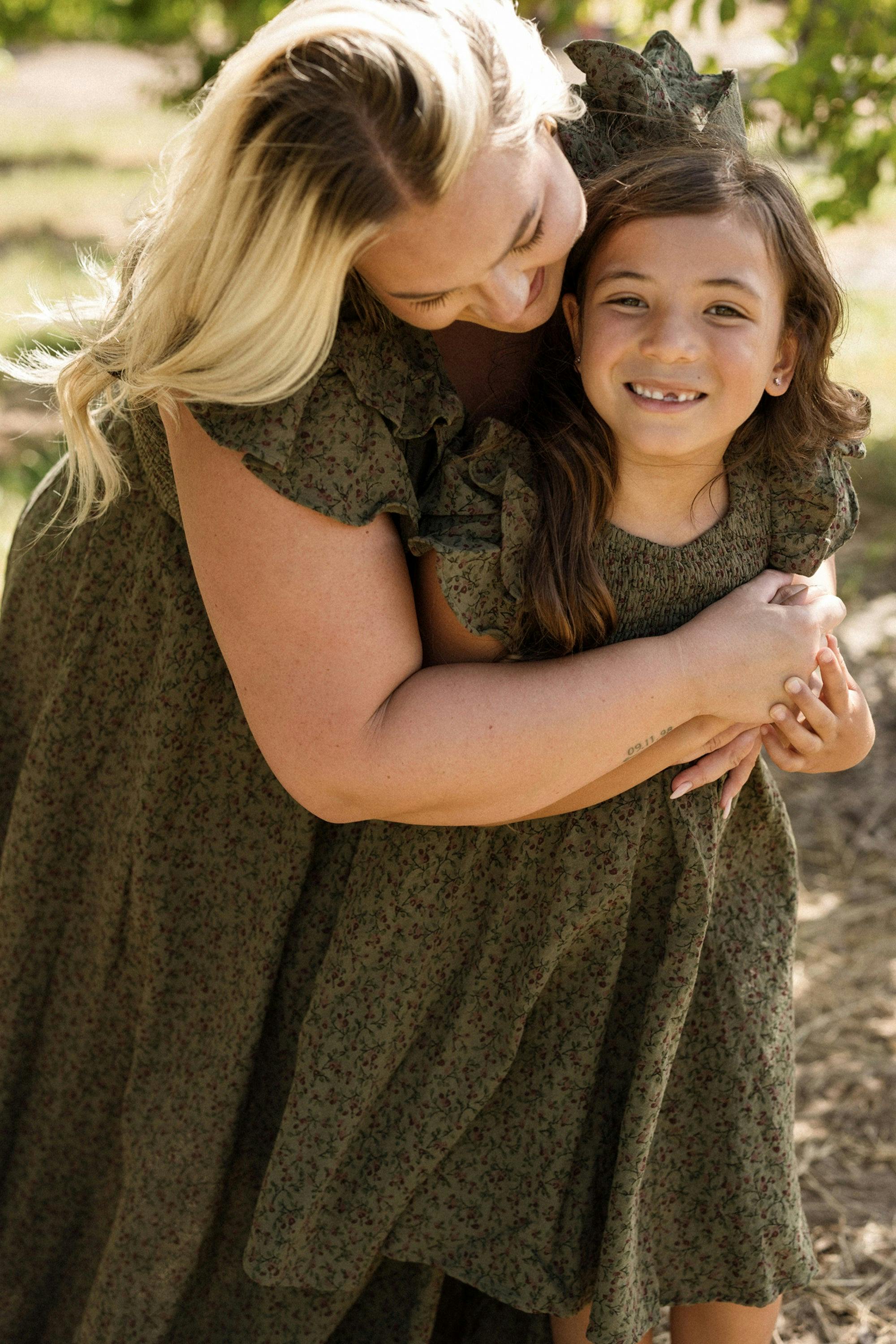 Mini Hattie Dress in Woodland Floral