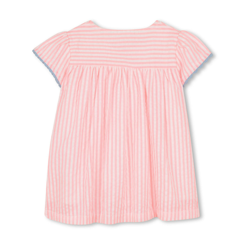 Pink & White Striped Billieblush Dress