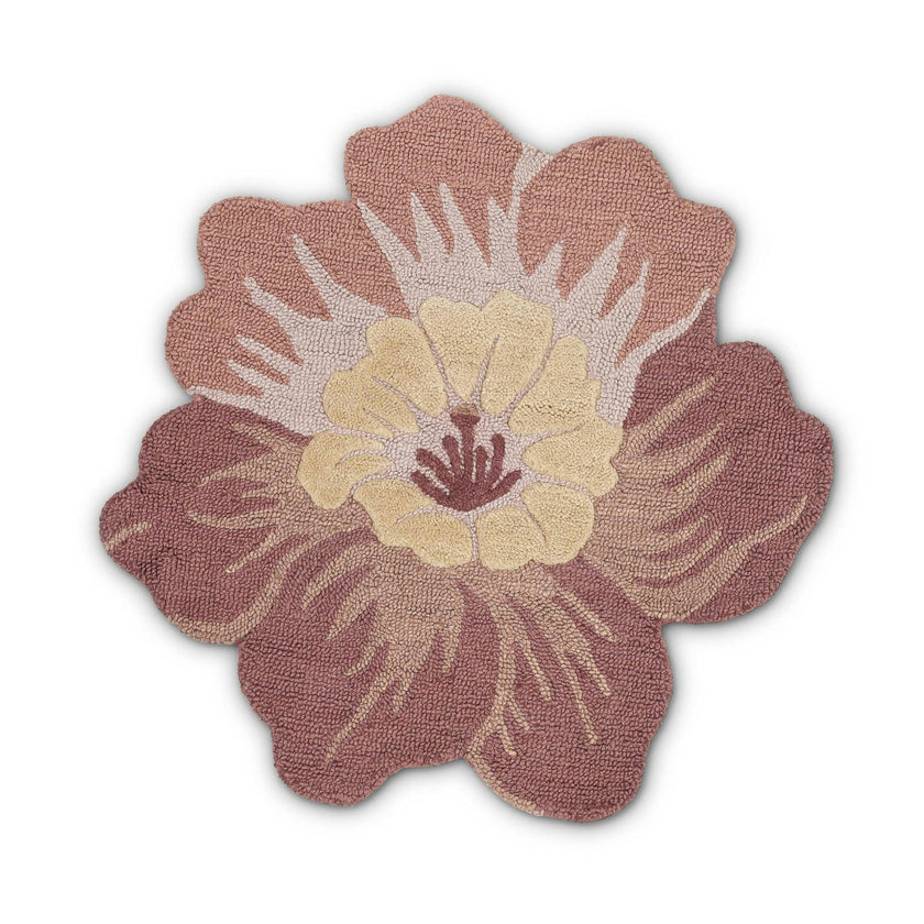 Violet Hand-Tufted Wool Accent Rug (36" Round)
