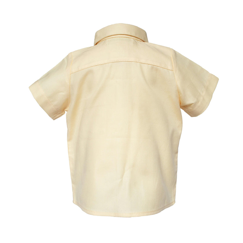 Yellow Pointed Collar Shirt