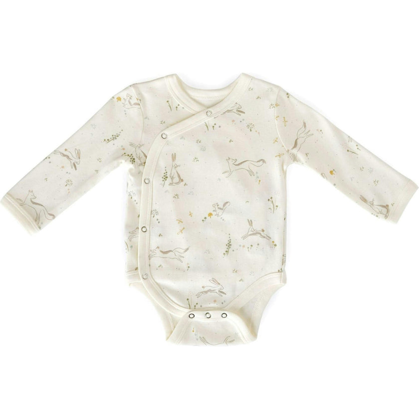 Long Sleeve Kimono One-Piece, Beige