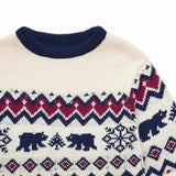 BONTON Winter Bear Jacquard Sweater