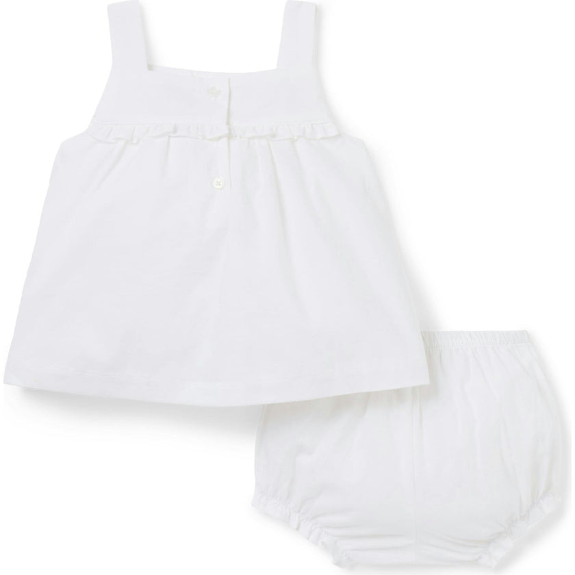 Baby Embroidered Floral Matching Set