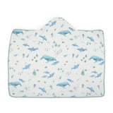 Toddler Hooded Towel - Whales
