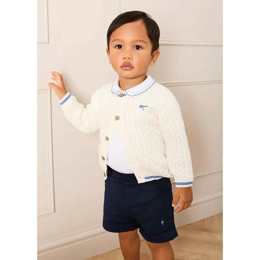 Insignia Elasticated Waist Turn-up Shorts in Navy (12mths-4yrs)